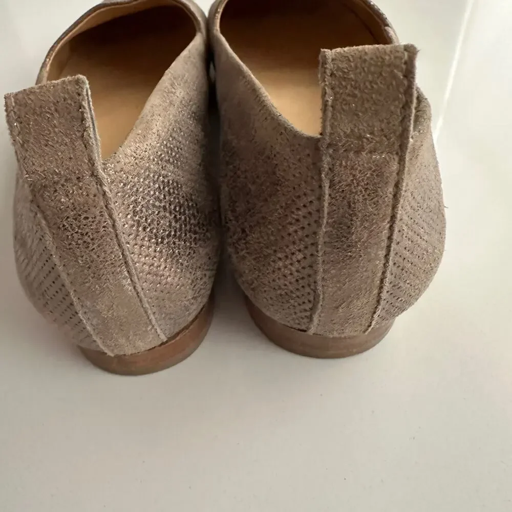 Paul Green Perry Perforated Metallic Smoke Comfort‎ Loafers Shoes UK 3 1/2 US 6 - Picture 5 of 8